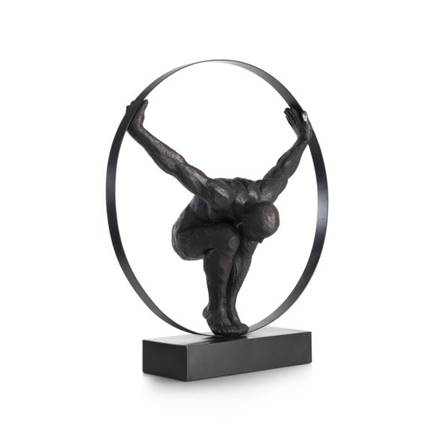 Henders en Hazel Circle Man beeld H58cm