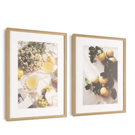 Henders en Hazel Summer Table set van 2 schilderijen 60x80cm
