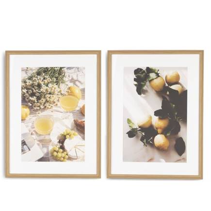 Henders en Hazel Summer Table set van 2 schilderijen 60x80cm