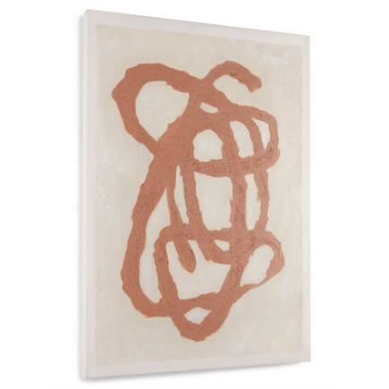 Henders en Hazel Organic Abstract set van 2 schilderijen 70x100cm