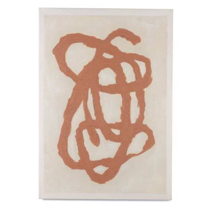 Henders en Hazel Organic Abstract set van 2 schilderijen 70x100cm