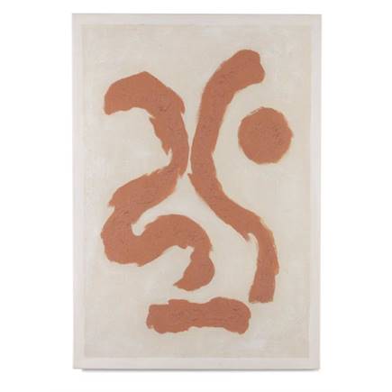 Henders en Hazel Organic Abstract set van 2 schilderijen 70x100cm