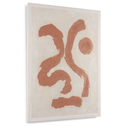 Henders en Hazel Organic Abstract set van 2 schilderijen 70x100cm