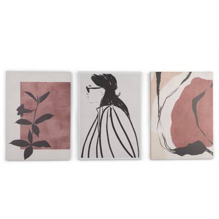 Henders en Hazel Sunkissed set van 3 prints 50x70cm
