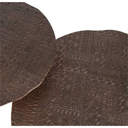 Henders en Hazel Vica bijzettafel 70x70x38cm Koper