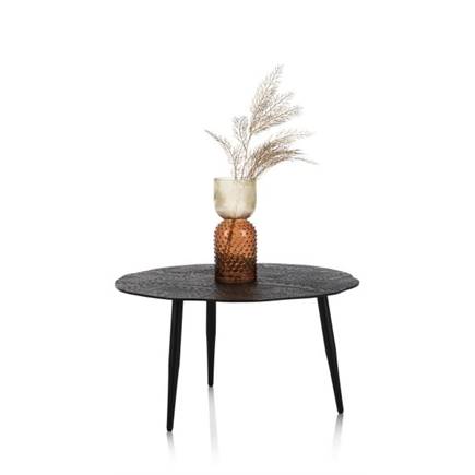 Henders en Hazel Vica bijzettafel 70x70x38cm Zwart