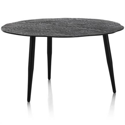 Henders en Hazel Vica bijzettafel 70x70x38cm Zwart