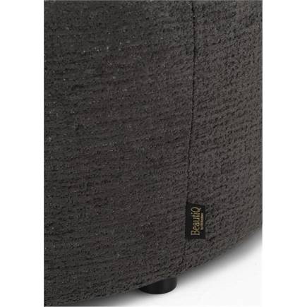 Henders en Hazel BeautiQ - Chic poef - rond 80 cm Antraciet