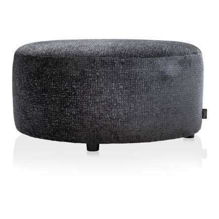 Henders en Hazel BeautiQ - Chic poef - rond 80 cm Antraciet