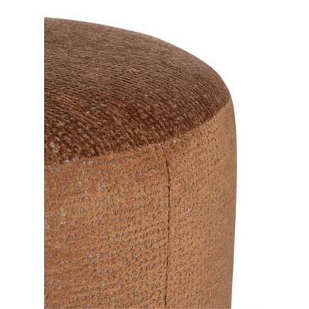 Henders en Hazel BeautiQ - Chic poef - rond 80 cm Koper