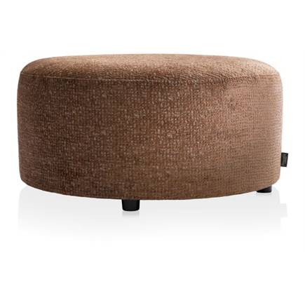Henders en Hazel BeautiQ - Chic poef - rond 80 cm Koper
