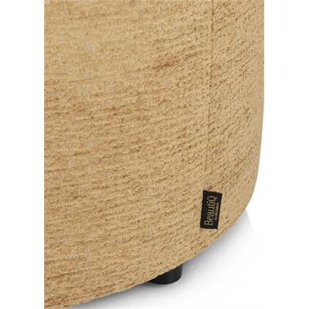 Henders en Hazel BeautiQ - Chic poef - rond 80 cm Okergeel