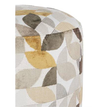 Henders en Hazel BeautiQ - Elite poef - rond 42 cm Creme
