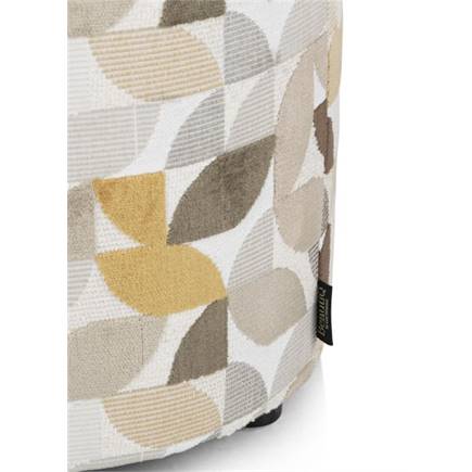 Henders en Hazel BeautiQ - Elite poef - rond 42 cm Creme
