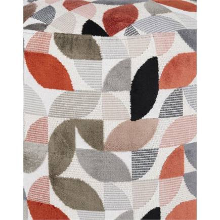 Henders en Hazel BeautiQ - Elite poef - rond 42 cm Koper