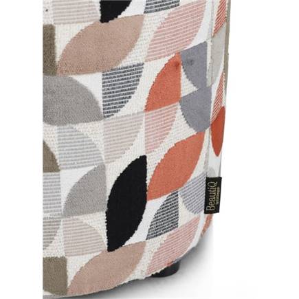 Henders en Hazel BeautiQ - Elite poef - rond 42 cm Koper