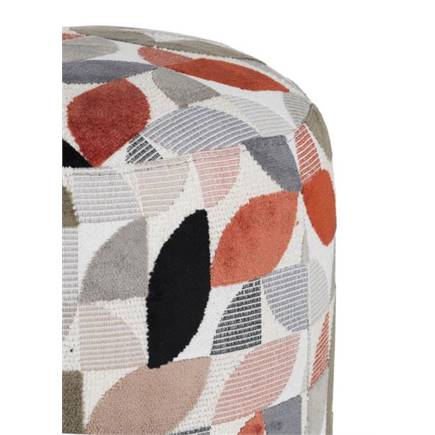 Henders en Hazel BeautiQ - Elite poef - rond 42 cm Koper