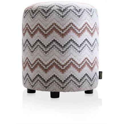 Henders en Hazel BeautiQ - Lush poef - rond 42 cm Koper