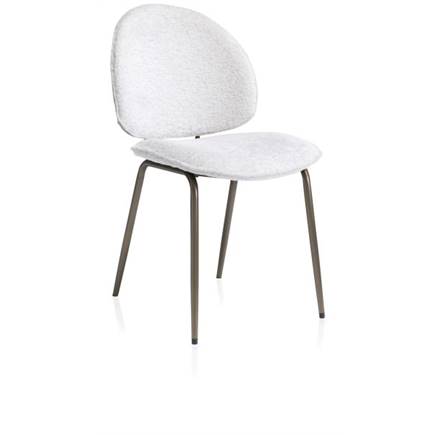 Henders en Hazel Kjel eetkamerstoel - champagne frame Creme