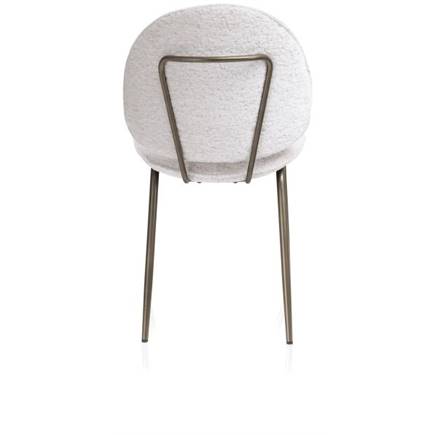 Henders en Hazel Kjel eetkamerstoel - champagne frame Creme