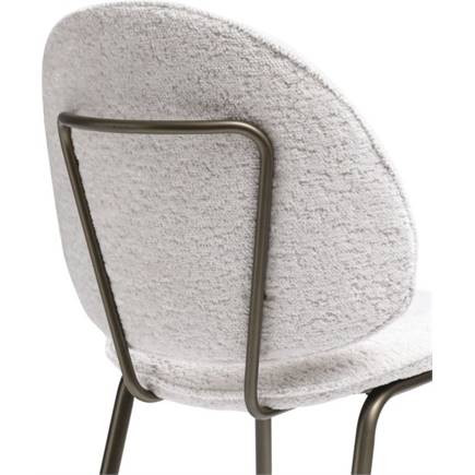 Henders en Hazel Kjel eetkamerstoel - champagne frame Creme