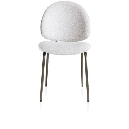 Henders en Hazel Kjel eetkamerstoel - champagne frame Creme