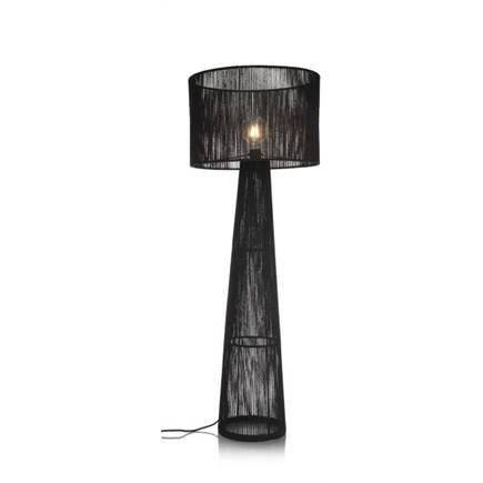 Henders en Hazel Tali 1*E27 H120cm Zwart
