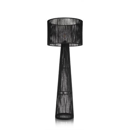 Henders en Hazel Tali 1*E27 H120cm Zwart