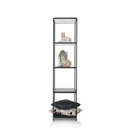 Henders en Hazel Stand up rek 45x50x193cm Zwart