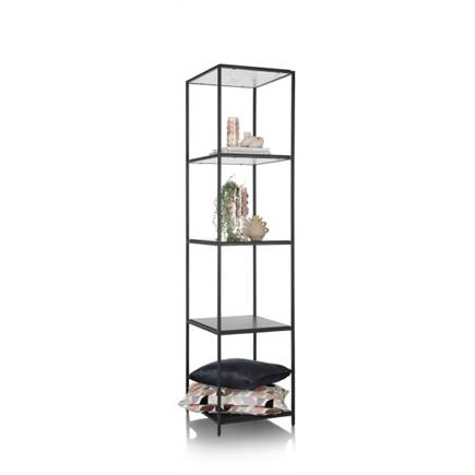 Henders en Hazel Stand up rek 45x50x193cm Zwart