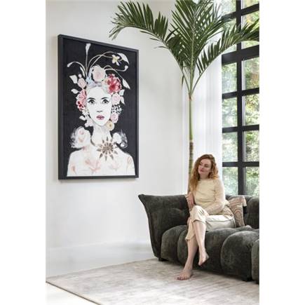 Henders en Hazel Dior Flower schilderij 120x180cm