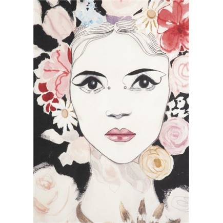 Henders en Hazel Dior Flower schilderij 120x180cm