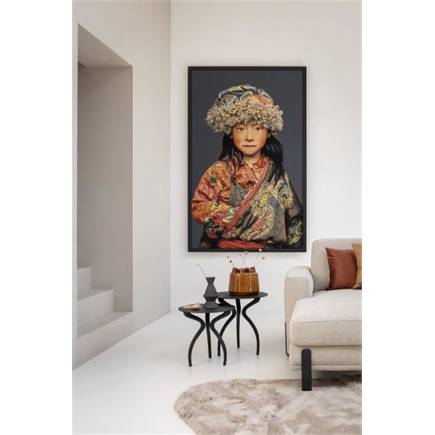 Henders en Hazel Tibetan Girl schilderij 126x185cm