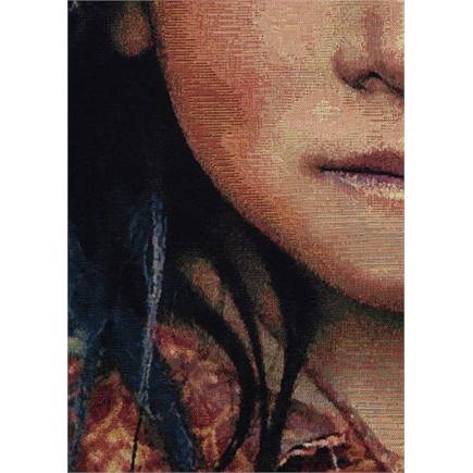 Henders en Hazel Tibetan Girl schilderij 126x185cm