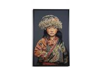 Henders en Hazel COCOMAISON wanddecoratie Tibetan Girl schilderij 126x185cm