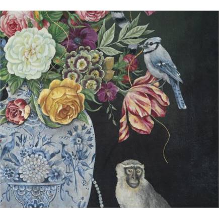 Henders en Hazel Catch The Thief schilderij 100x100cm