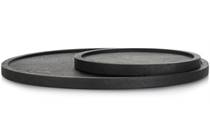 Henders en Hazel COCOMAISON accessoire Lux dienblad - set van 2 - diameter 30 + 50 cm - zwart