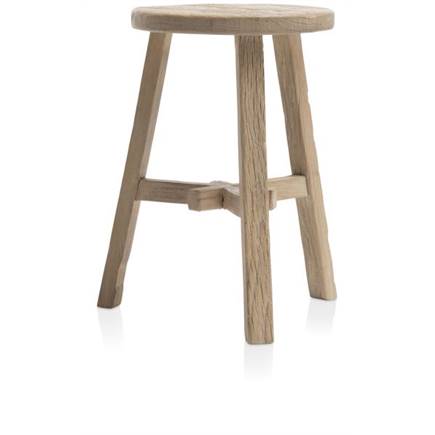 Henders en Hazel Mex kruk rond H50cm