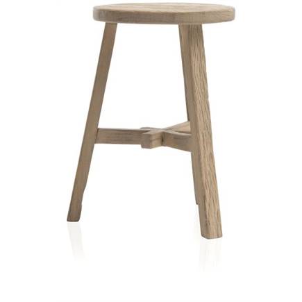 Henders en Hazel Mex kruk rond H50cm