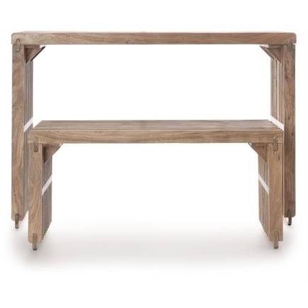 Henders en Hazel Lino wandtafel 120cm Bruin