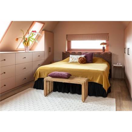Henders en Hazel Lino bankje 96cm Bruin