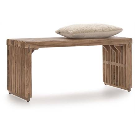 Henders en Hazel Lino bankje 96cm Bruin
