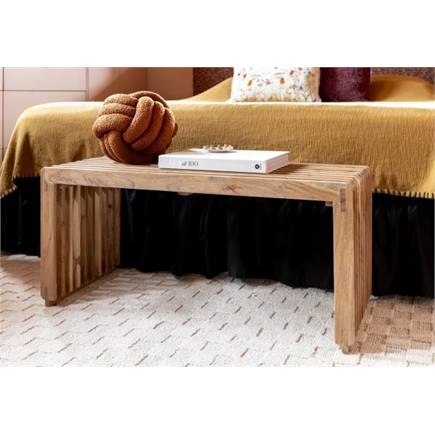 Henders en Hazel Lino bankje 96cm Bruin