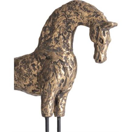 Henders en Hazel Stallion beeld H35cm