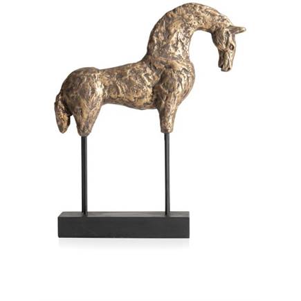 Henders en Hazel Stallion beeld H35cm