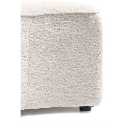 Henders en Hazel Roan poef maan H44cm Creme