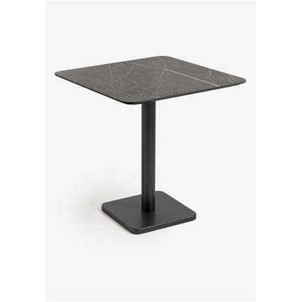 Henders en Hazel Brest bistrotafel marble onyx 75x75cm Zwart