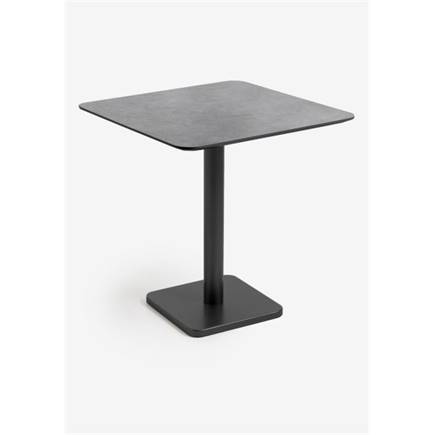 Henders en Hazel Brest bistrotafel stone anthracite 75x75cm Zwart