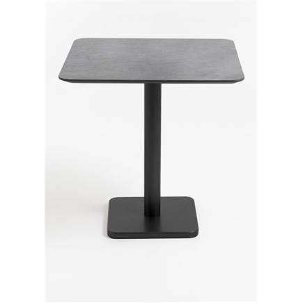 Henders en Hazel Brest bistrotafel stone anthracite 75x75cm Zwart