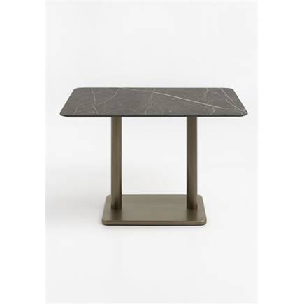 Henders en Hazel Brest bistrotafel marble onyx 120x75cm Goud